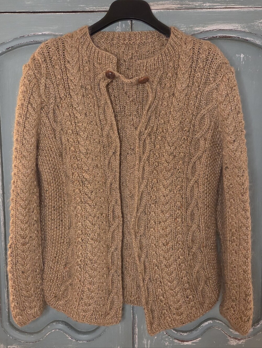 Cozy Vintage Handknit Wool Sweater